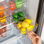 Vtopmart 4 Pack Stackable Storage Drawers for Home Organization