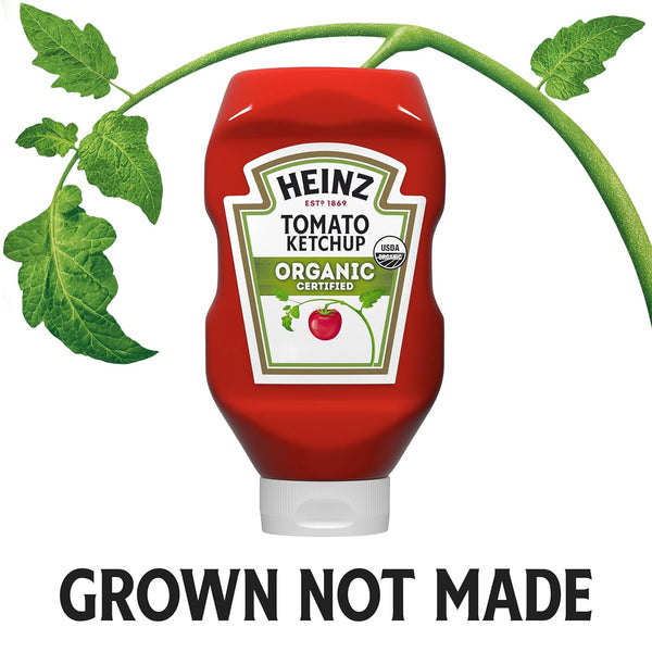 heinz organic tomato ketchup 32 oz bottle non-gmo kosher certified