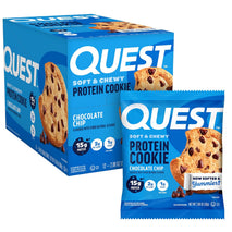 Quest Nutrition Chocolate Chip Protein Cookies, 15g Protein, 12 Count