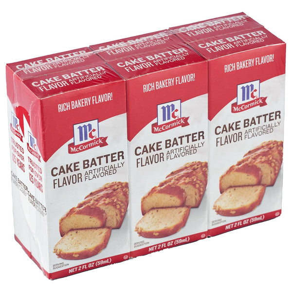McCormick Cake Batter Flavor, 2 fl oz, Vanilla Butter & Nut, Bakery, Baking, Desserts
