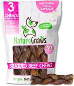 Beef Gullet Springs for Dogs 7-8 inches, 6 Count, Rawhide Free