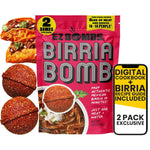 EZ Bombs Birria Bomb Seasoning, Pack of 2 - Authentic Mexican Spice Mix for Tacos, Burritos & Nachos - Made with Real Chiles & Herbs