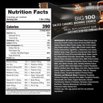 MET-Rx Big 100 Protein Bar, 30G Protein, 9 Count, 3.52 Oz, Salted Caramel Brownie Crunch