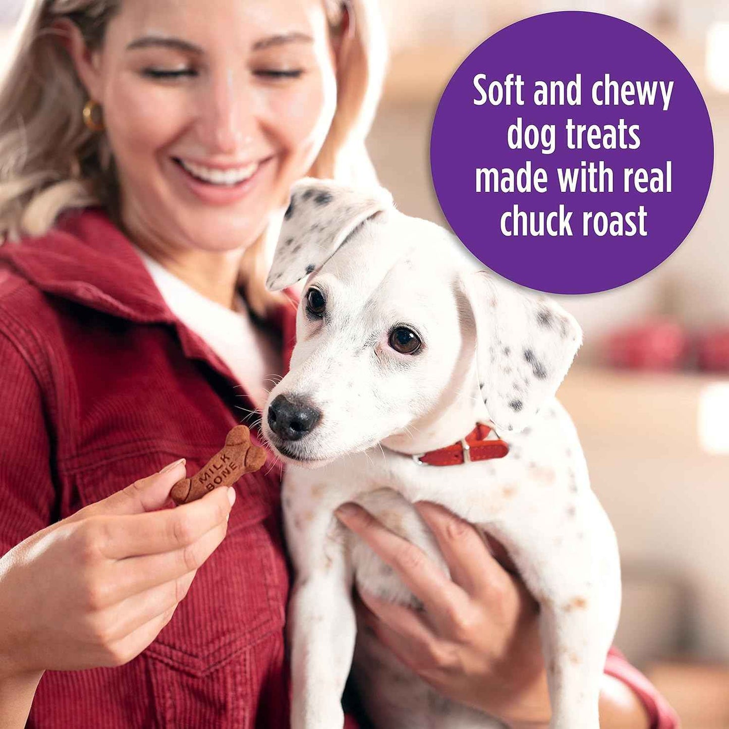 Milk-Bone Soft & Chewy Dog Treats, Beef & Filet Mignon Recipe, 25 Ounce