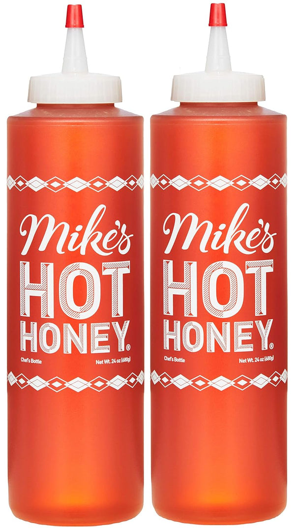 Mike's Hot Honey, 10oz Original Bottles, Spicy Honey Infused with Chili Peppers, Kosher, Gluten-Free, Paleo-Friendly