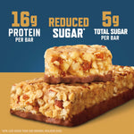 CLIF BUILDERS Protein Bars - Crispy Almond Salted Caramel - 16g Protein - Gluten Free - 6 Pack