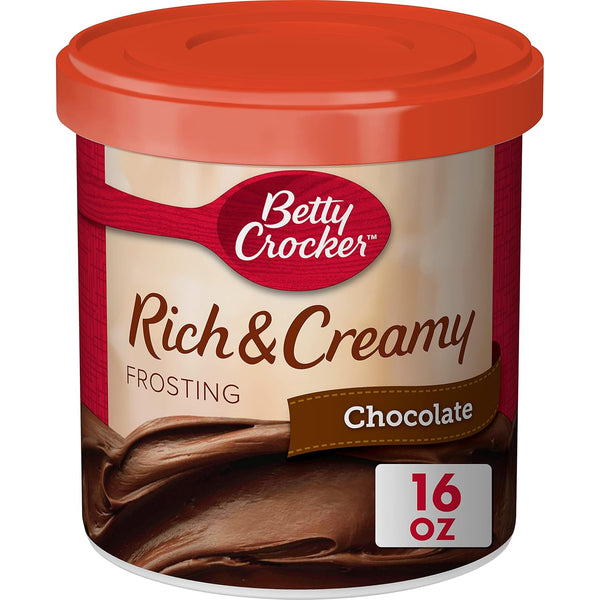 Betty Crocker Gluten-Free Vanilla Frosting, 16 oz, Artificially Flavored, Rich and Creamy