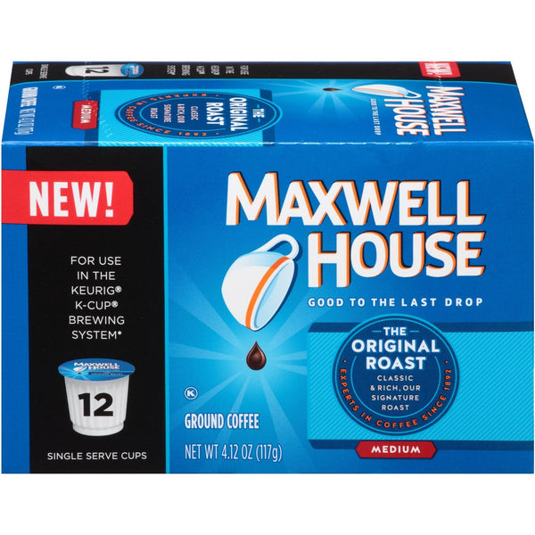 Maxwell House French Roast Dark Roast K-Cup Coffee Pods, 84-count box