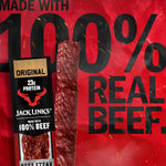 Jack Link's Original Beef Steak Protein Snacks, 12 Count, 2 Oz Each, Made with 100% Real Beef