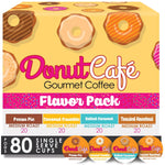 Donut Café Coffee Pods, Classic Blend, Medium Roast, Non-GMO, Gluten Free, 80 Count
