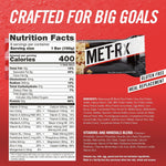 MET-Rx Big 100 Colossal Protein Bars, 9 Count, Chocolate Chip Cookie Dough, 3.52 oz
