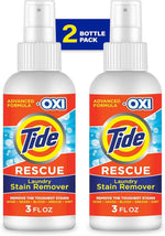Tide Laundry Stain Remover Spray with Oxi, Travel Stain Remover for Clothes, Carpet, Upholstery, Pet Bedding, Stain Treater Spray for Tough Stains from Wine, Coffee, Grease, 3 Oz (Pack of 3)