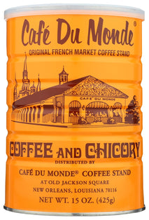 Cafe Du Monde Original French Market Coffee Stand, 15 Ounce Ground Coffee and Chicory