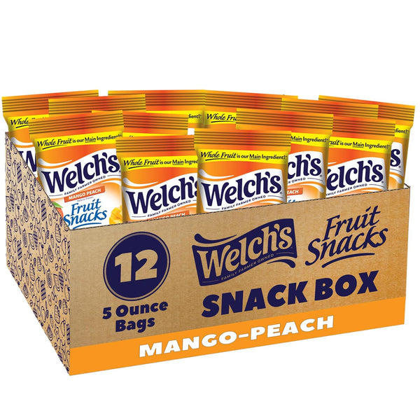 Welch's Fruit Snacks, Mixed Fruit Resealable Snack Pack, Gluten Free, 28oz Snack Pack (Pack of 1)