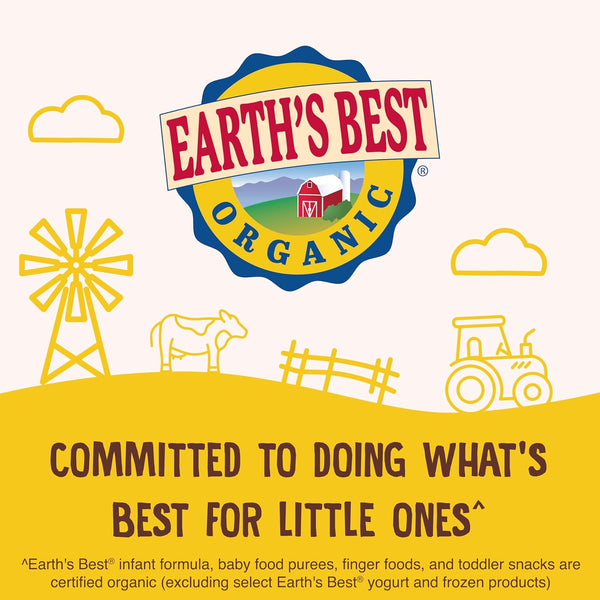 Earth's Best Organic Baby Food Teething Snacks for Babies 6 Months and Older