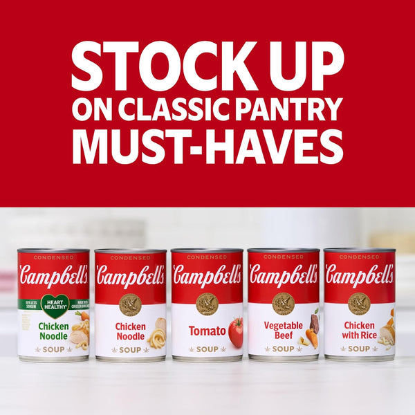 Campbell's Condensed Chicken Noodle Soup, 10.75 Oz Can, Pack of 4