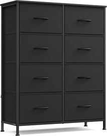 SONGMICS Dresser for Bedroom Storage Unit with 8 Non-Woven Fabric Drawers