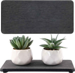 2 Pcs Water Absorbing Stone Trays, Kitchen/Bathroom Sink Soap Dish, Diatomite Tray Used for Hand Soap & Cosmetic Bottles in The Modern Home, 3.15" W x 8.7" L, White