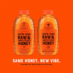 Nate's 100% Pure, Raw & Unfiltered Honey - Award-Winning Taste, 32oz Squeeze Bottle