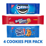 Nabisco Cookies Variety Pack with OREO Nutter Butter and CHIPS AHOY Cookies