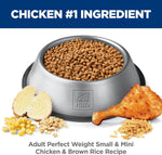 Hill's Science Diet Adult Perfect Weight Small & Mini Dry Dog Food, 4 lb. Bag with Chicken