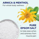 dr teals arnica body relief epsom salt soak 3 lbs magnesium pain relief bath