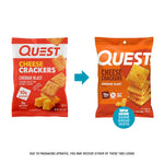 quest nutrition cheddar blast cheese crackers high protein snack 10g protein 5g net carbs 12 packs