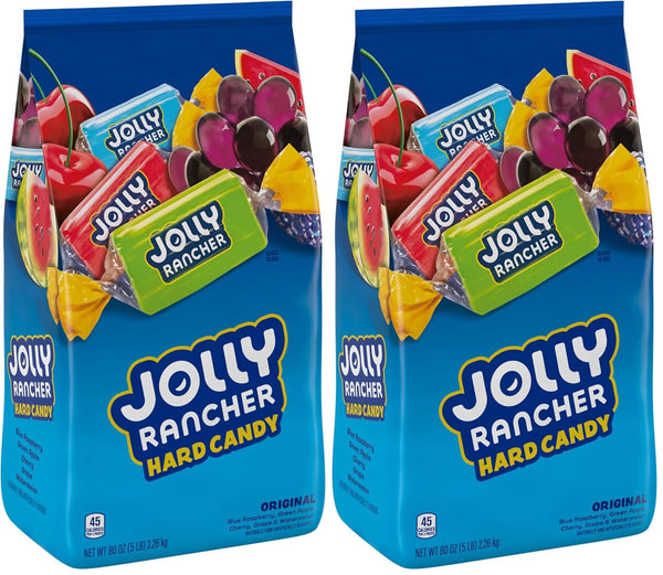 JOLLY RANCHER Assorted Fruit Flavored Hard Candy Bulk Bag, 5 lb