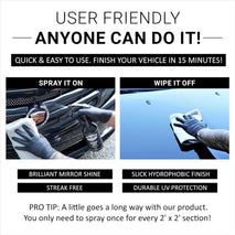 car guys hybrid spray wax advanced car wax long lasting safe on all surfaces 18 oz