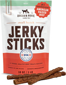 Rocco & Roxie Beef Jerky Dog 1 lb Made in USA