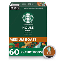 Starbucks House Blend Medium Roast Coffee K-Cups for Keurig Brewers, 100% Arabica, 6 boxes
