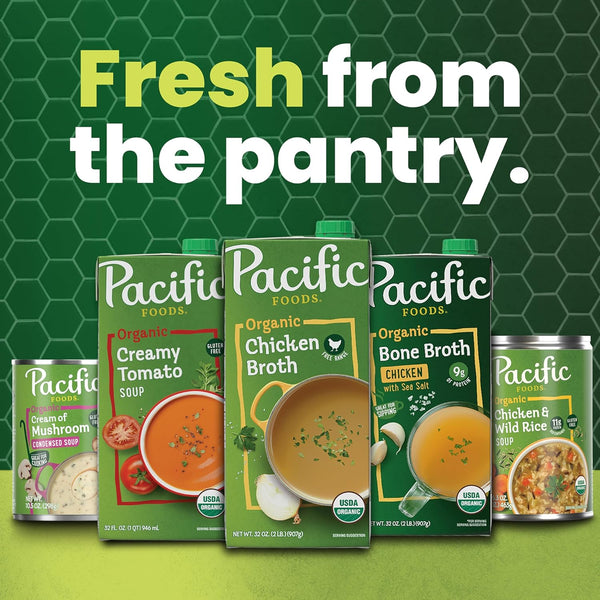 Pacific Foods Organic Creamy Roasted Pepper & Tomato Soup, 32 Fl Oz