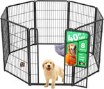 fxw homeplus unleashed 24 inch 6 panels dog pen black patented