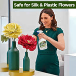 Sparkle Plenty Silk Sensation Artificial Flower & Plant Leaf Cleaner and Shine - Fake Flower Dusting Spray - Silk Plant Cleaner Spray No Wipe - Drip Dry Cleaning Supplies for Artificial Tree (32oz)