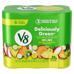 V8 Strawberry Banana 100% Fruit and Vegetable Juice, 8 fl oz Can (6 Pack)