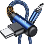 ainope 60w 2-pack 6.6ft usb c to usb c cable fast charging phone charger for iphone 17 pro max accessories
