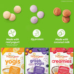 Happy Baby Organics Yogis Freeze-Dried Yogurt & Fruit Snacks Variety Pack