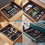 Extra Large Silverware Organizer for Kitchen Drawers and Utensil Holder
