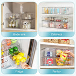 Vtopmart Clear Stackable Storage Drawers for Kitchen and Bathroom Organization