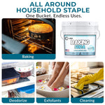 TradeGrade Pure 1 Gallon Baking Soda Food-Grade Sodium Bicarbonate Powder for Cooking and Cleaning
