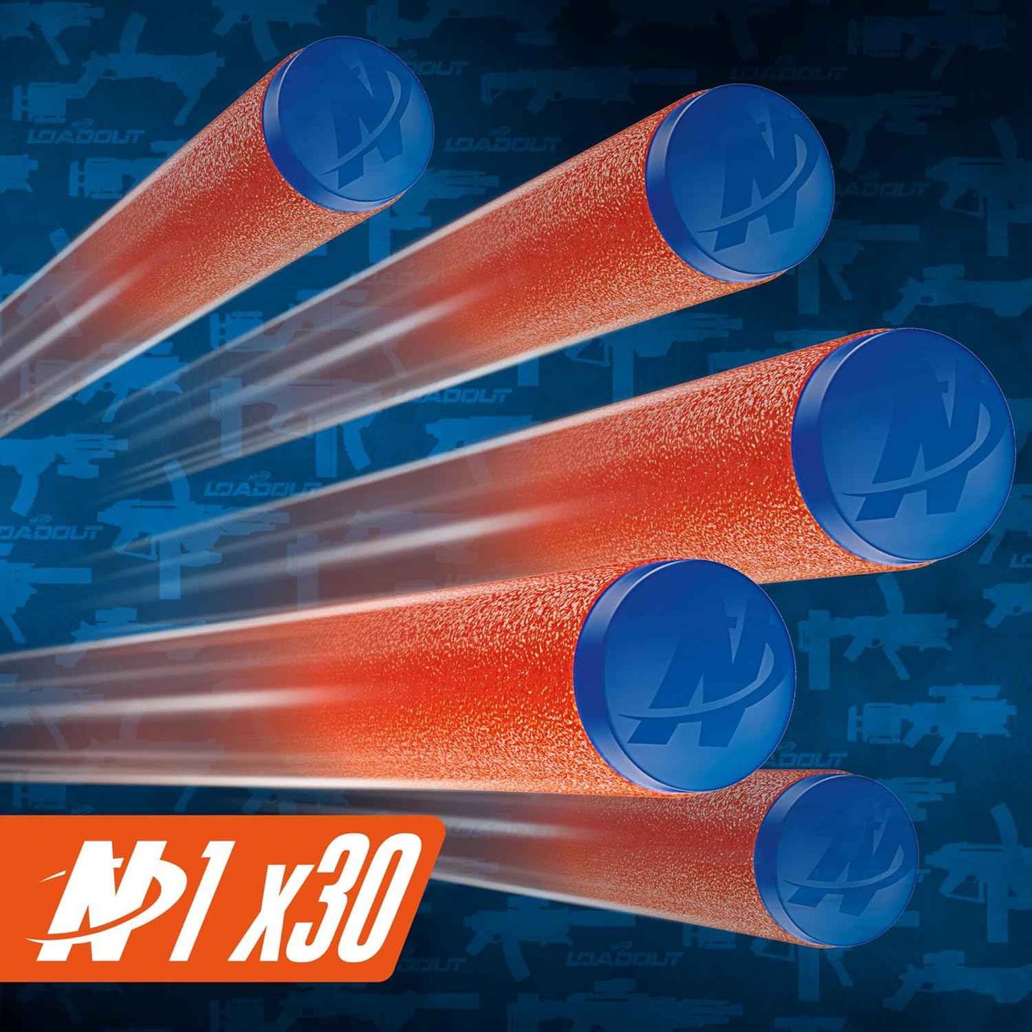 Nerf Loadout FrostFusion Blaster, 4 Interchangeable Attachment Accessories, 30 Nerf N1 Darts, Kids Outdoor Toys, Ages 8+ (Amazon Exclusive)