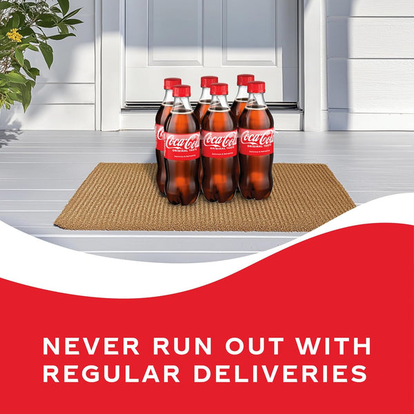Coca-Cola Soda Soft Drinks, 16.9 fl oz Bottles, 6 Pack - Classic Cola Soft Drink Pack