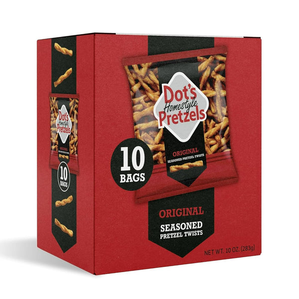 Dot's Homestyle Pretzels Variety Pack, 18 Count, 1oz Individually Sized Bags