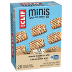 CLIF BAR Minis, White Chocolate Macadamia Nut Flavor, 20 Pack, 0.99 oz each