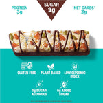 Munk Pack Coconut Almond Dark Chocolate Nut Bars, 12 Count, Gluten Free, Keto, Low Carb, 5g Fiber, Plant Protein
