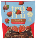 Frozen Strawberries White And Milk Chocolate 8 Ounce Tru Fru Product