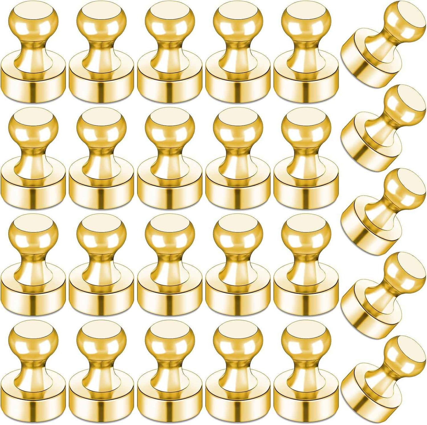 LOVIMAG 12Pcs Black Fridge Magnets, Small and Strong Magnets for Whiteboard, Office, Classroom, Map, Kitchen