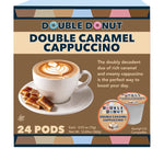 Double Donut Coffee Cappuccino Pods for Keurig K Cups Brewers, 24 Count