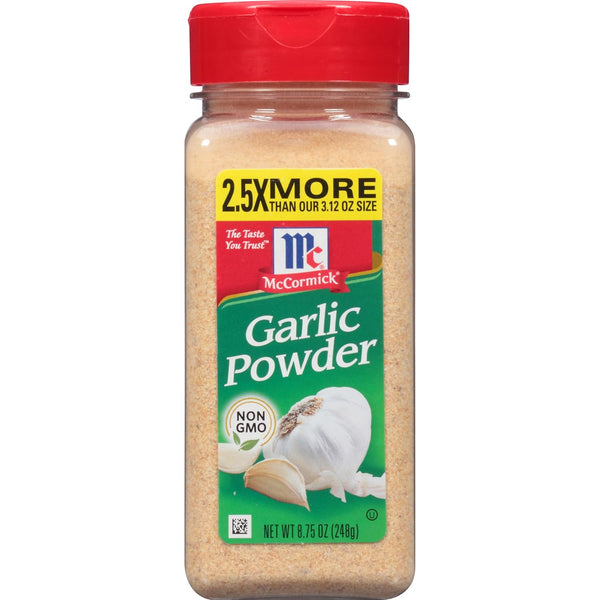 McCormick Garlic Powder: Non-GMO, Fresh Whole Cloves, Consistent Flavor, 8.75 oz