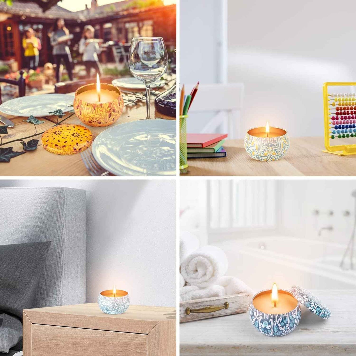 Scented Candles for Women, Candles for Home Scented, 12 Pack Soy Wax Christmas Gifts Sets, Birthday Gifts for Women Best Friends Sister Colleague